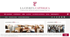 Desktop Screenshot of laciviltacattolica.it